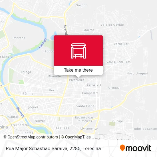 Rua Major Sebastião Saraiva, 2285 map