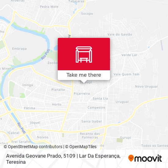 Avenida Geovane Prado, 5109 | Lar Da Esperança map