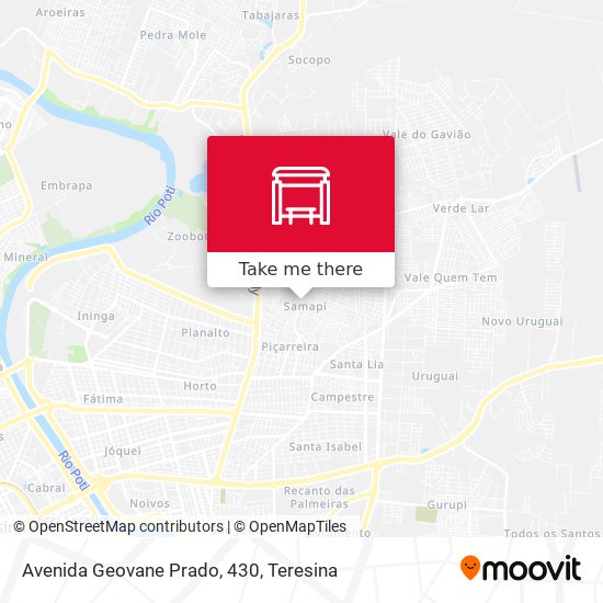 Avenida Geovane Prado, 430 map