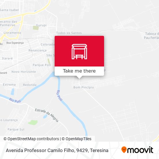 Avenida Professor Camilo Filho, 9429 map