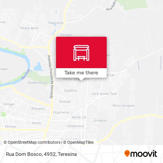 Mapa Rua Dom Bosco, 4952
