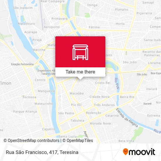 Rua São Francisco, 417 map