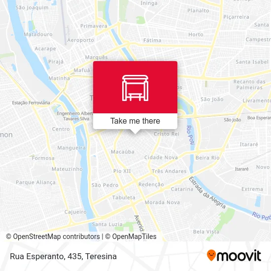 Rua Esperanto, 435 map