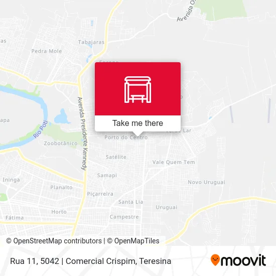 Rua 11, 5042 | Comercial Crispim map
