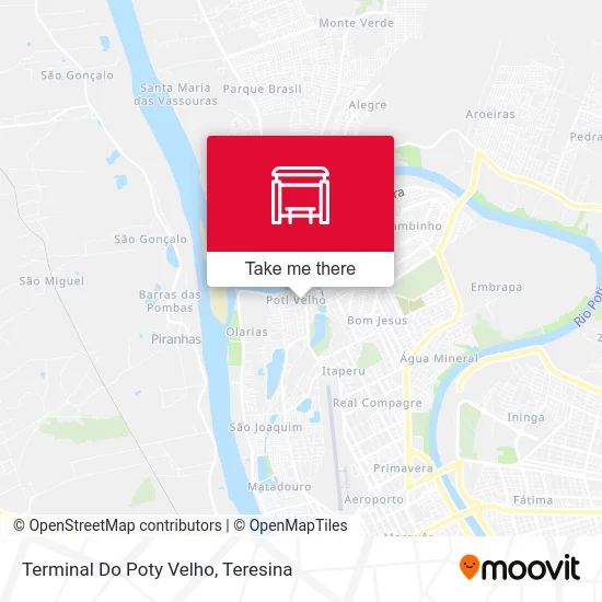 Terminal Do Poty Velho map