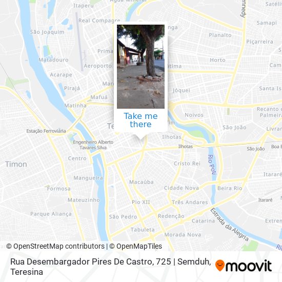 Rua Desembargador Pires De Castro, 725 | Semduh map