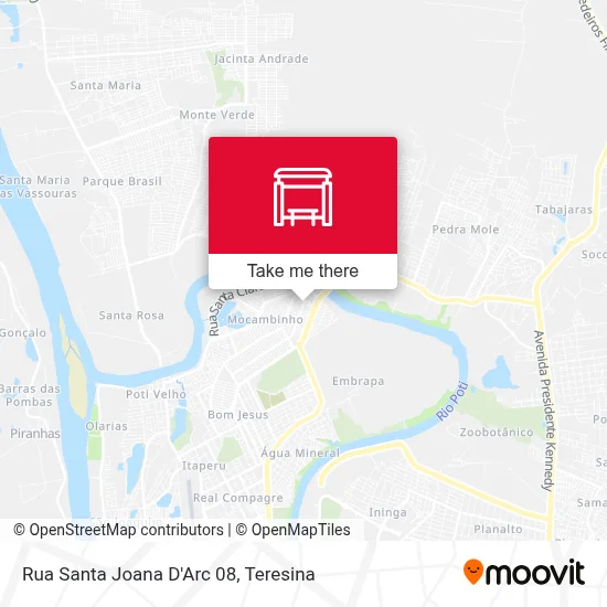 Rua Santa Joana D'Arc 08 map