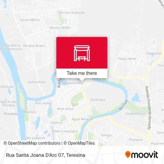 Rua Santa Joana D'Arc 07 map