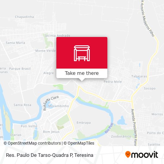 Mapa Res. Paulo De Tarso-Quadra P