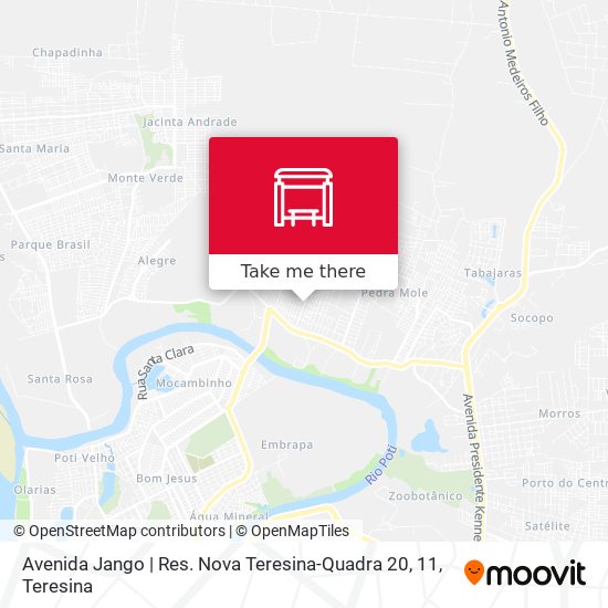 Avenida Jango | Res. Nova Teresina-Quadra 20, 11 map