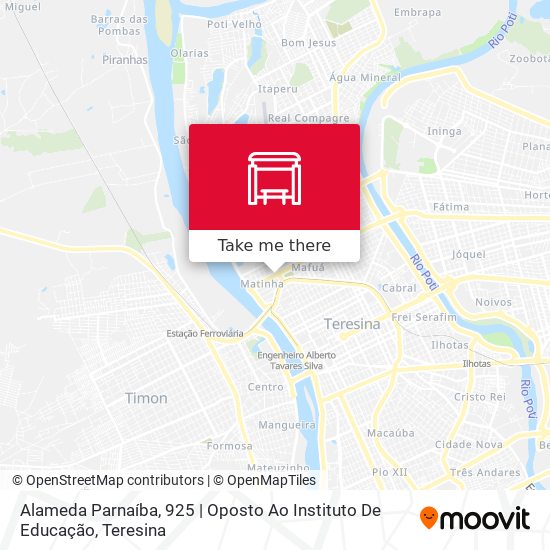 Alameda Parnaíba, 925 | Oposto Ao Instituto De Educação map