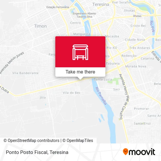 Ponto Posto Fiscal map