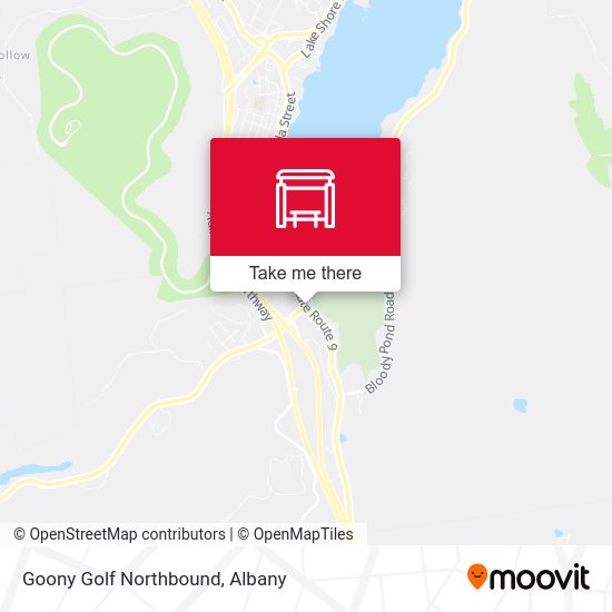 Goony Golf Northbound map