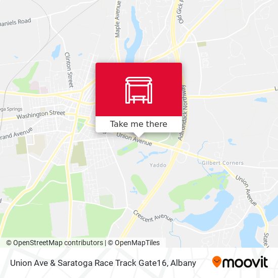 Union Ave & Saratoga Race Track Gate16 map