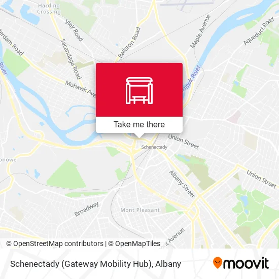 Schenectady (Gateway Mobility Hub) map