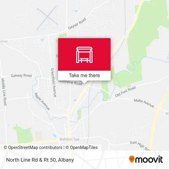 Mapa de North Line Rd & Rt 50