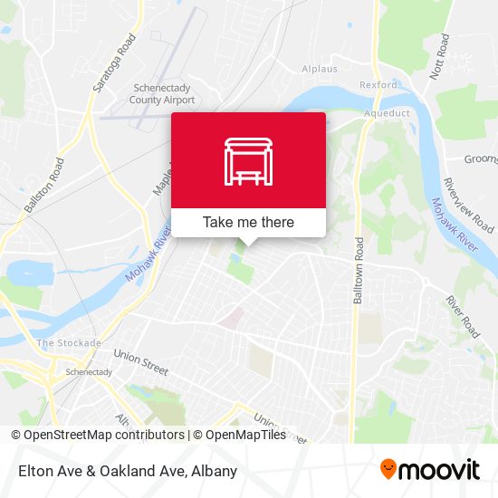 Elton Ave & Oakland Ave map