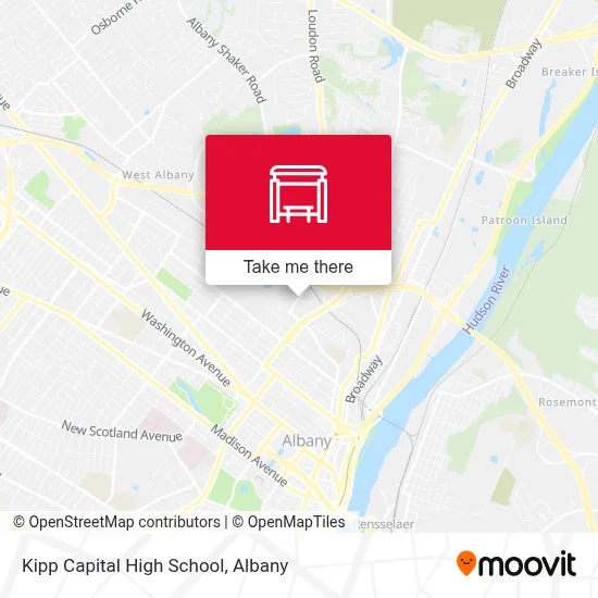 Kipp Capital High School map