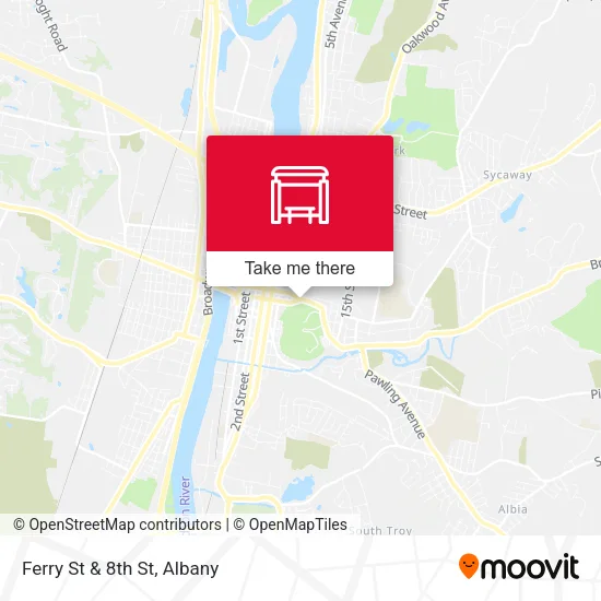 Mapa de Ferry St & 8th St
