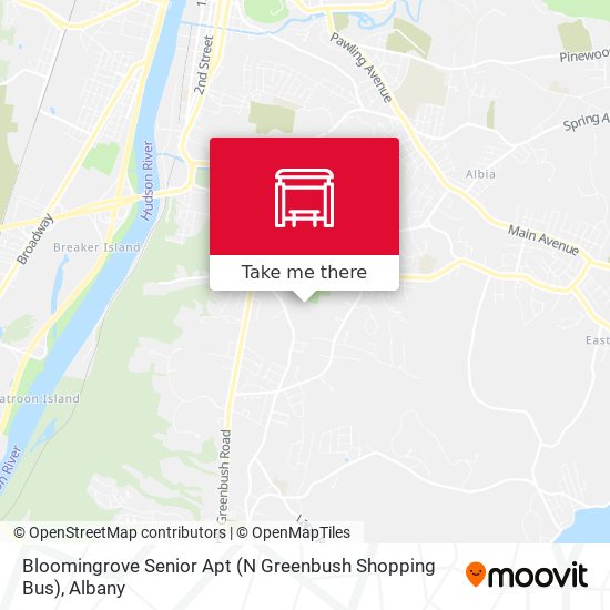 Mapa de Bloomingrove Senior Apt (N Greenbush Shopping Bus)