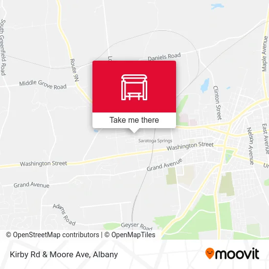 Mapa de Kirby Rd & Moore Ave