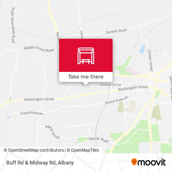 Buff Rd & Midway Rd map