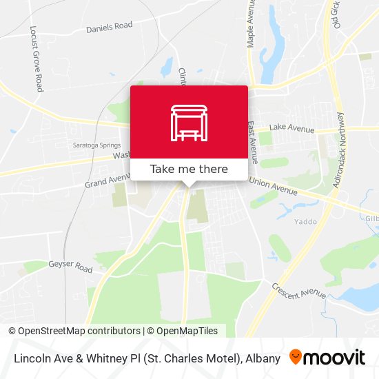 Mapa de Lincoln Ave & Whitney Pl (St. Charles Motel)