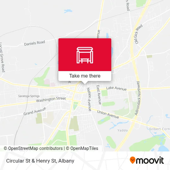Circular St & Henry St map