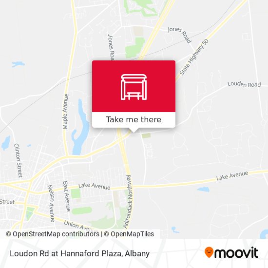 Loudon Rd at Hannaford Plaza map