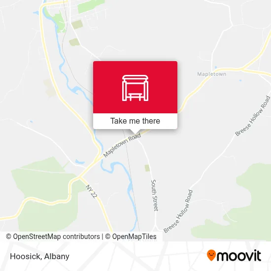 Hoosick map