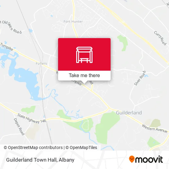 Mapa de Guilderland Town Hall