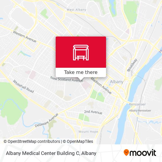 Albany Medical Center Building C map