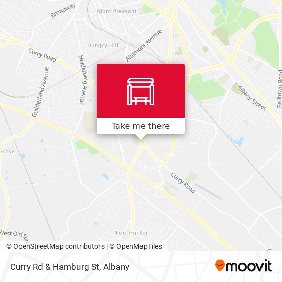 Curry Rd & Hamburg St map