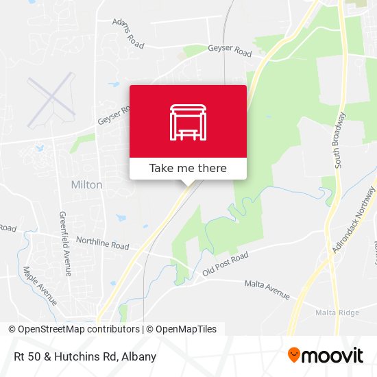 Rt 50 & Hutchins Rd map