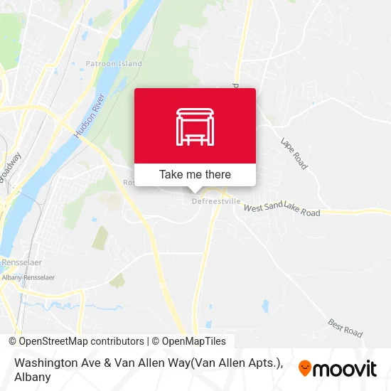 Mapa de Washington Ave & Van Allen Way(Van Allen Apts.)