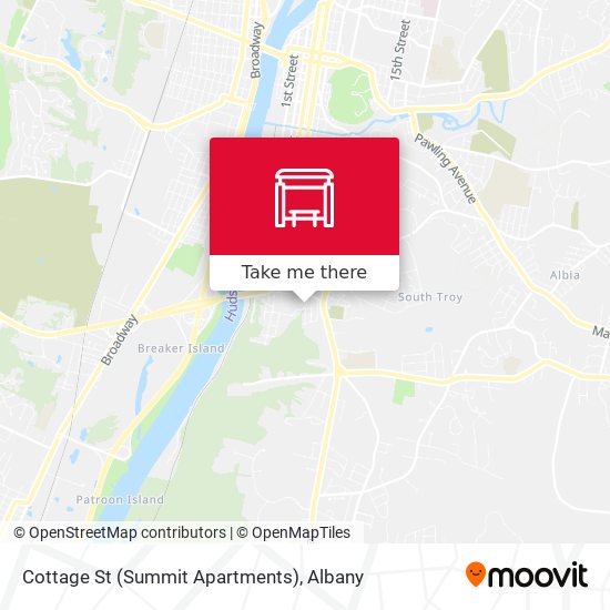 Mapa de Cottage St (Summit Apartments)