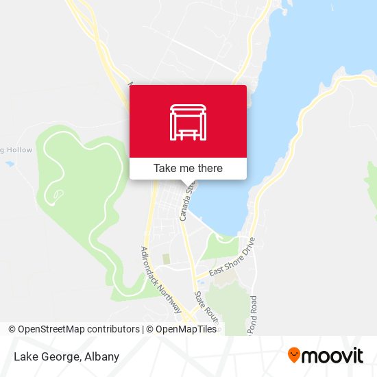 Mapa de Lake George