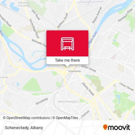 Mapa de Schenectady
