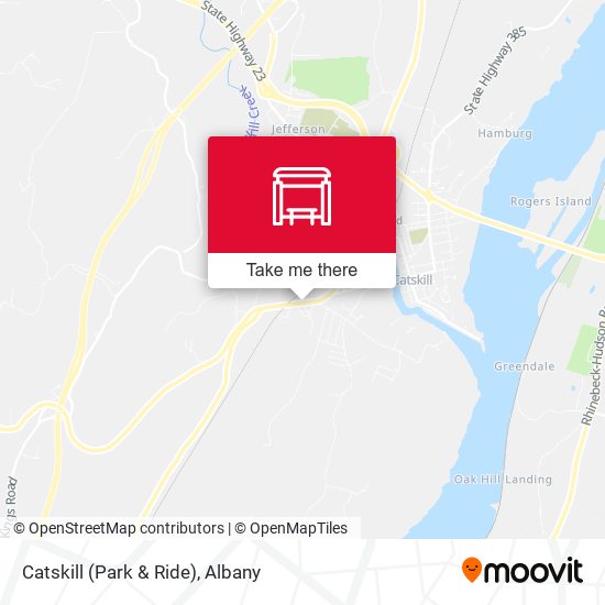 Mapa de Catskill (Park & Ride)