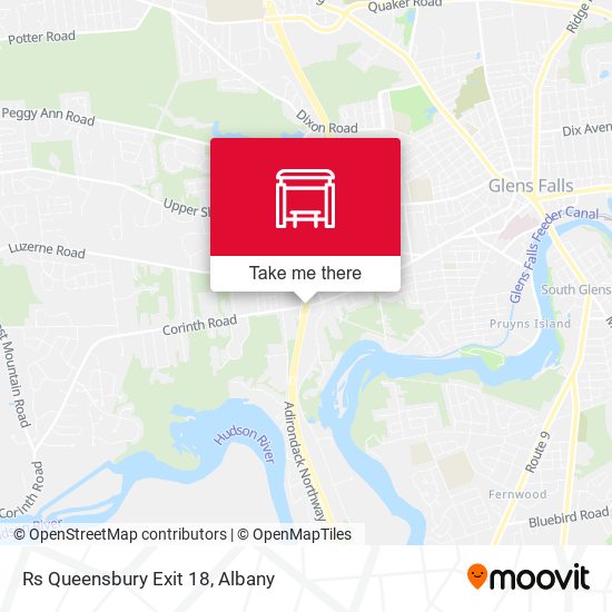 Rs Queensbury Exit 18 map