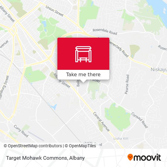Target Mohawk Commons map