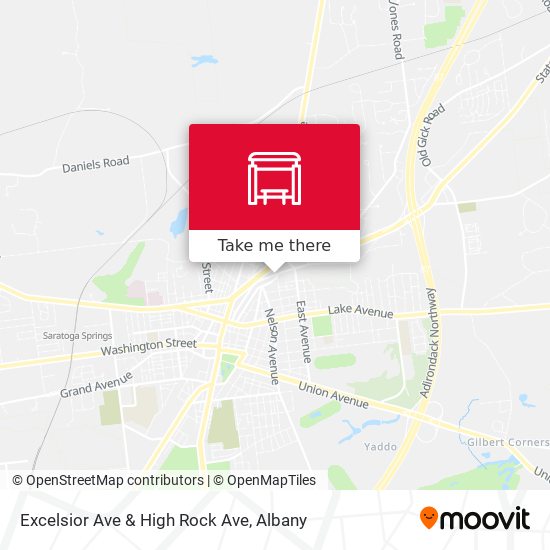 Excelsior Ave & High Rock Ave map