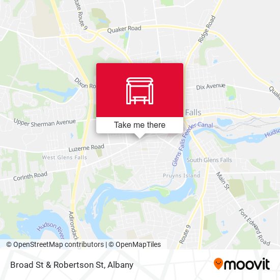 Mapa de Broad St & Robertson St