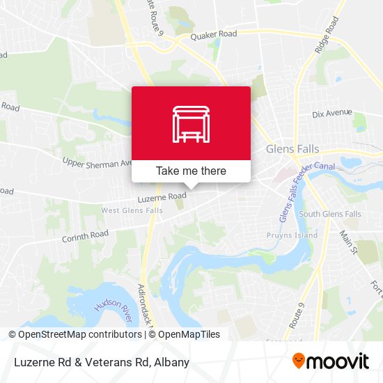 Mapa de Luzerne Rd & Veterans Rd