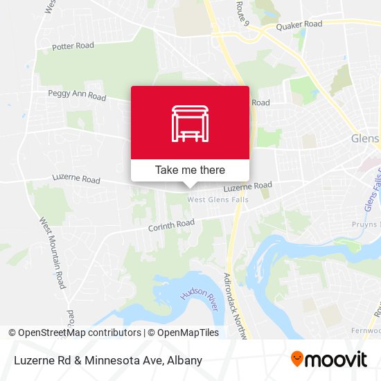 Luzerne Rd & Minnesota Ave map