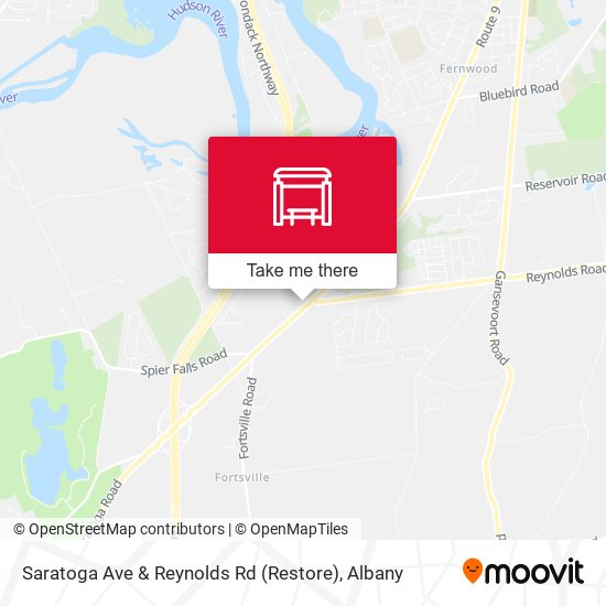 Saratoga Ave & Reynolds Rd (Restore) map