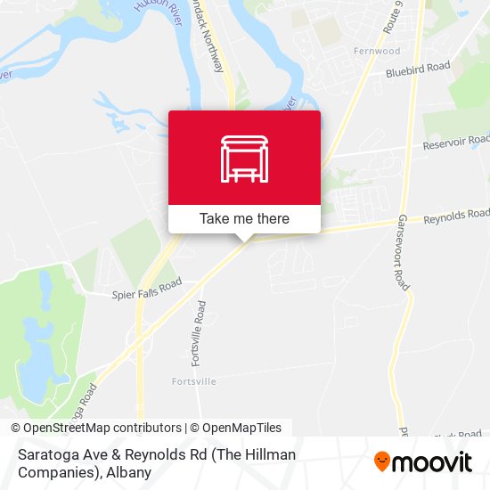 Mapa de Saratoga Ave & Reynolds Rd (The Hillman Companies)