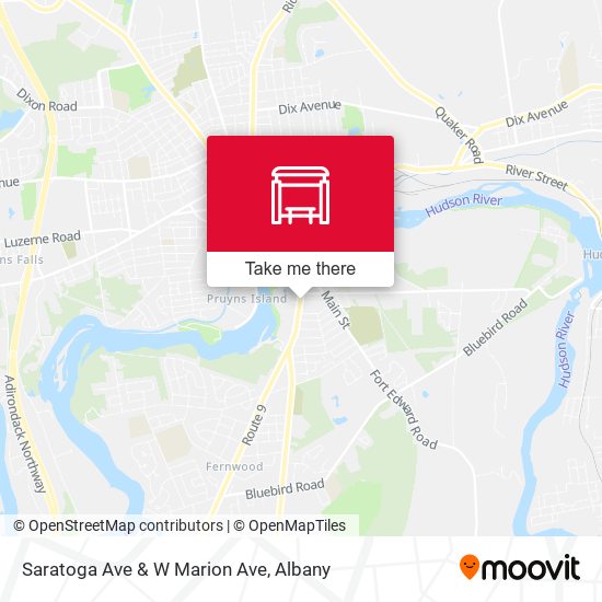Saratoga Ave & W Marion Ave map