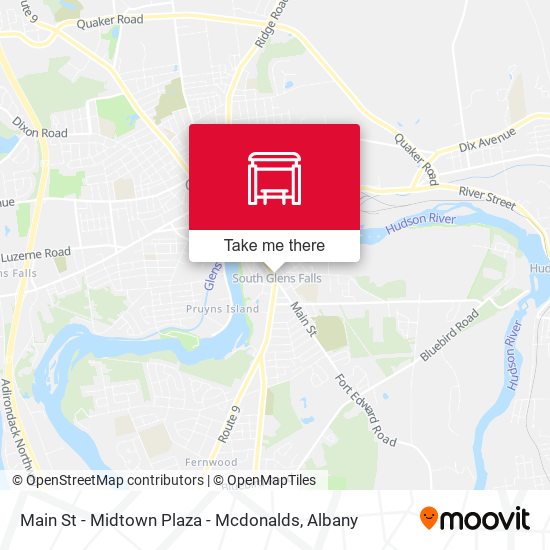 Main St - Midtown Plaza - Mcdonalds map