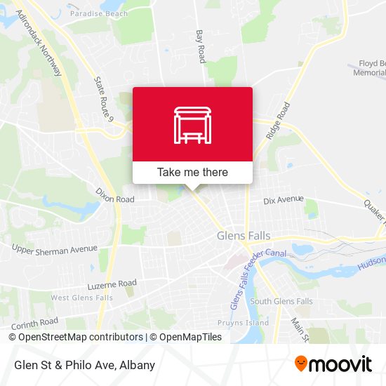 Mapa de Glen St & Philo Ave